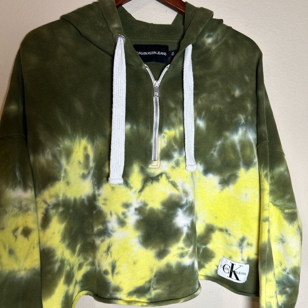 Calvin Klein Olive Green Hoodie